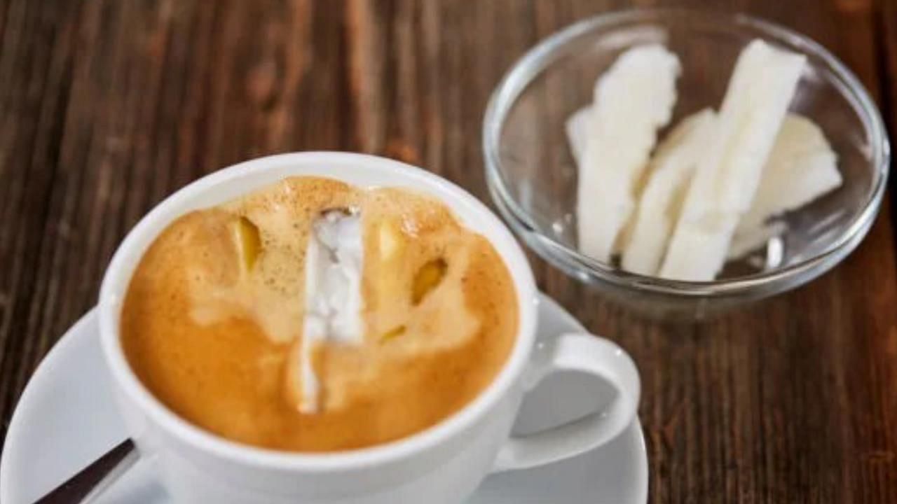 Coconut oil in coffee (Image via Getty Images)